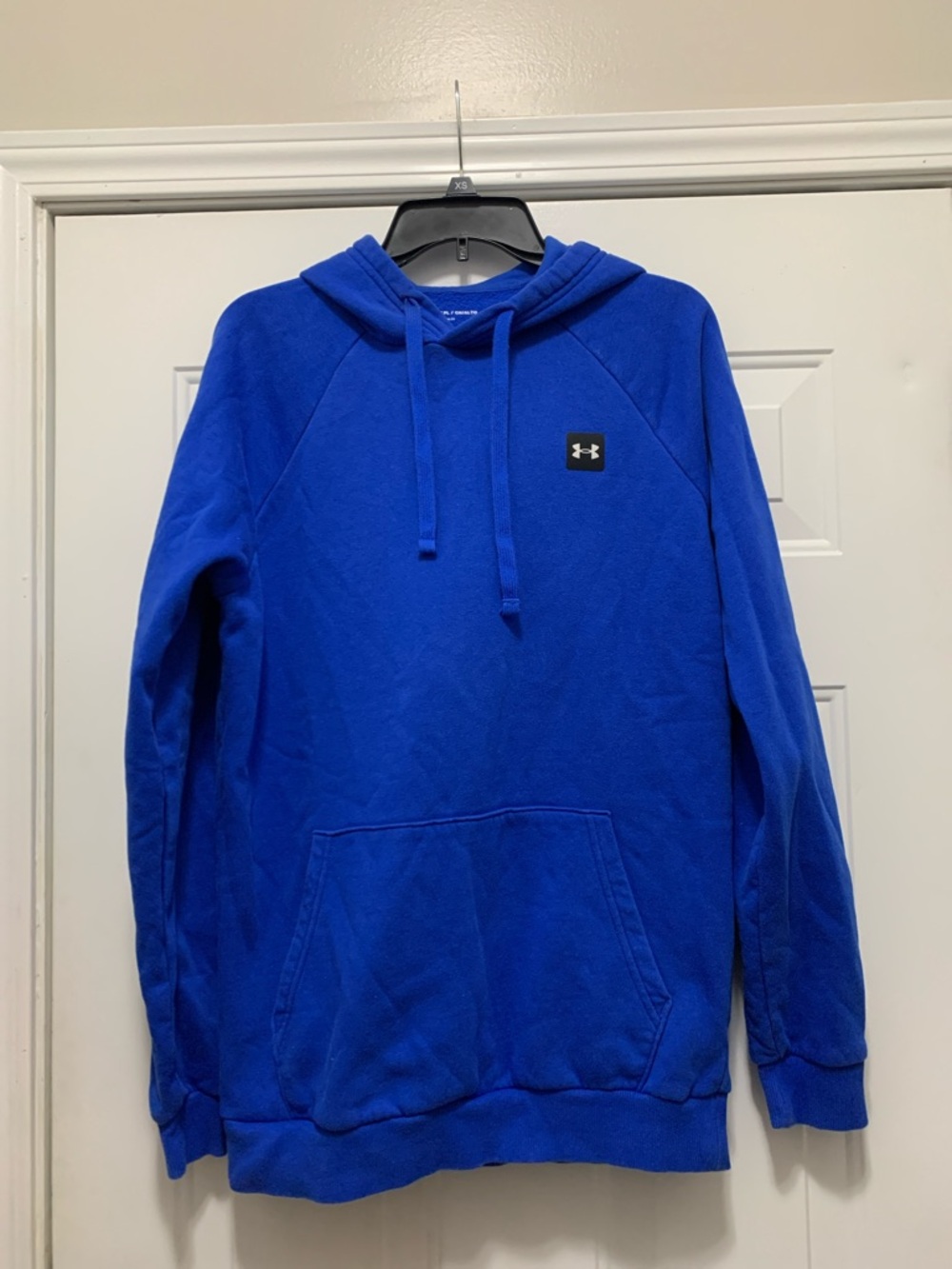 3/$15 Under Armour Men's Loose Fit Royal Blue Crewneck Hoodie Size Small Tall